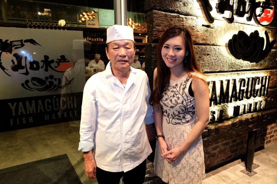 Rachel with Chef Tanabe