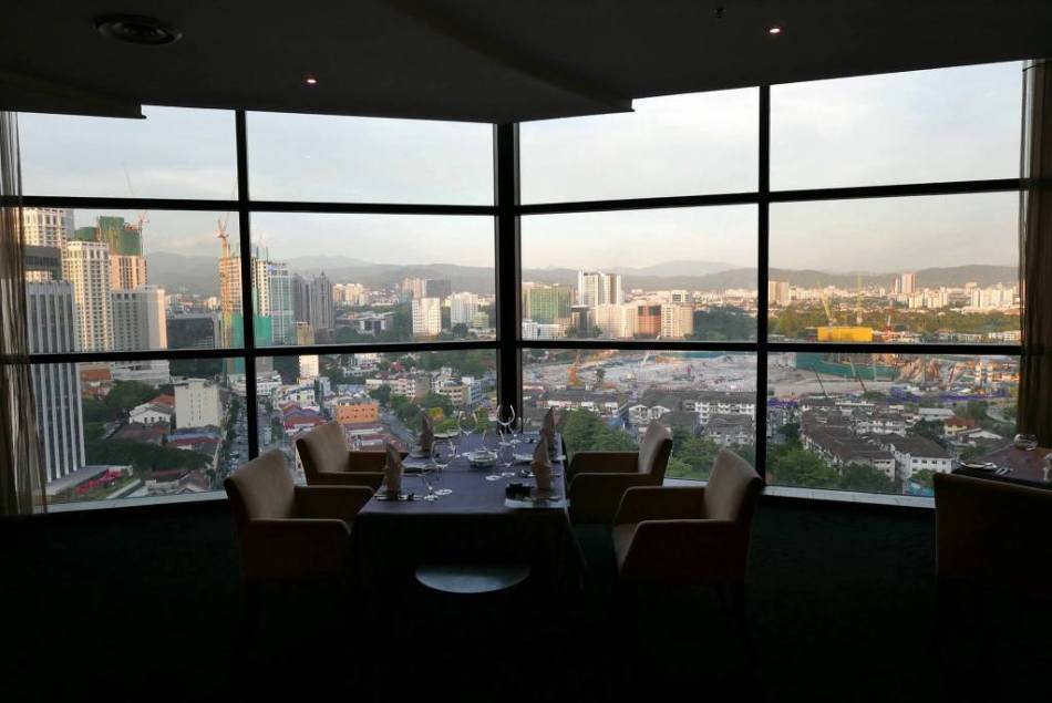 If possible, try to get a table by the window which offers a nice view of the KL skyline